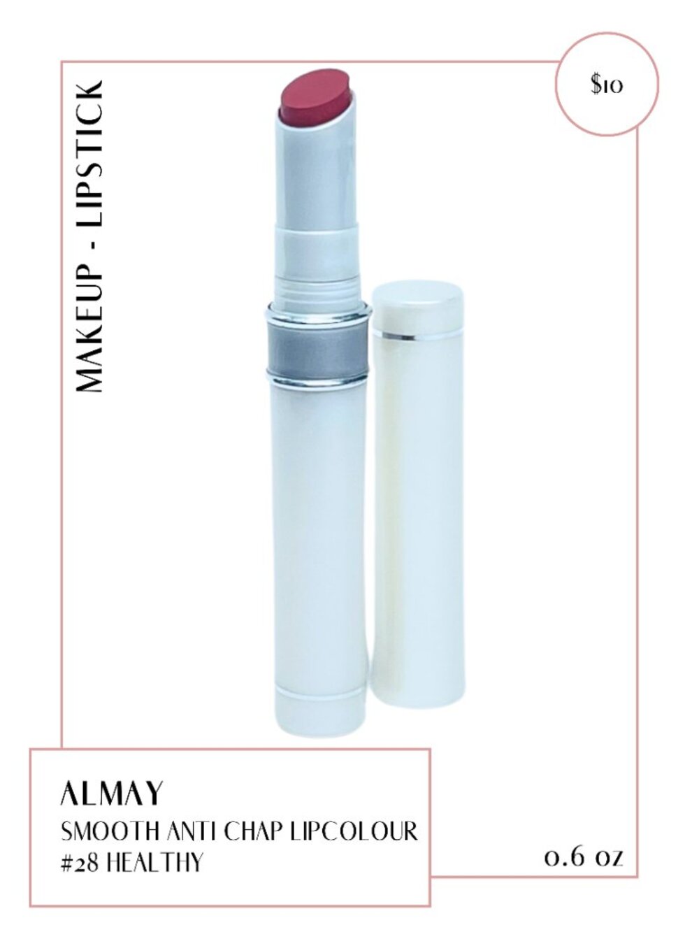 Almay Smooth Anti Chap Lipcolour #28 Healthy
